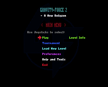 Gravity Force screenshot 4 for Amiga